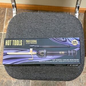 Hot Tools Professional Marcel 24K Gold Curling Wand 3/8” New